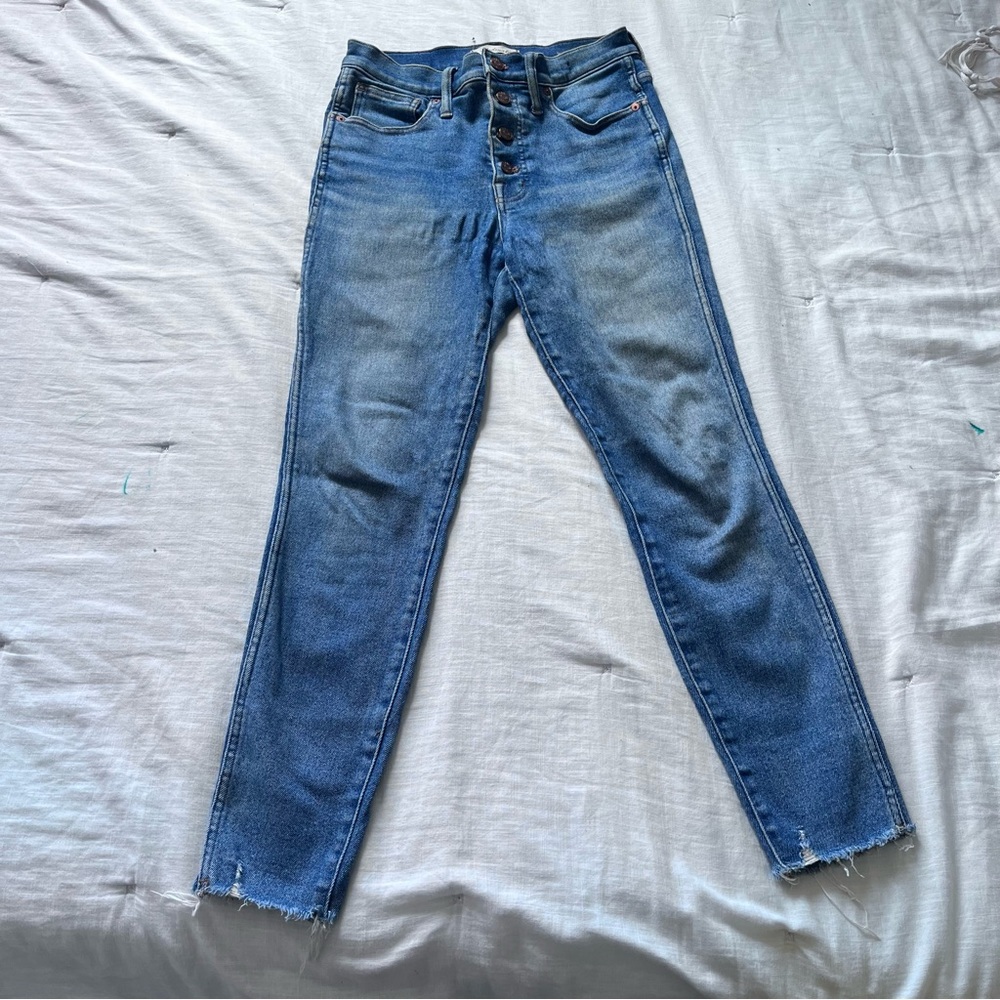 Madewell Blue Skinny Jeans Classic Fit